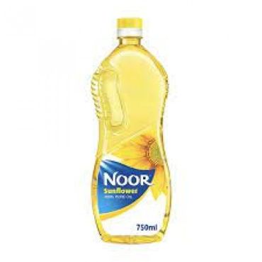 Noor Pure Sunflower Oil 750Ml, 12 Pieces Per Carton